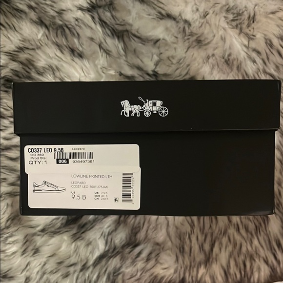 Coach Lowline Printed Sneakers - Leopard - Picture 7 of 7